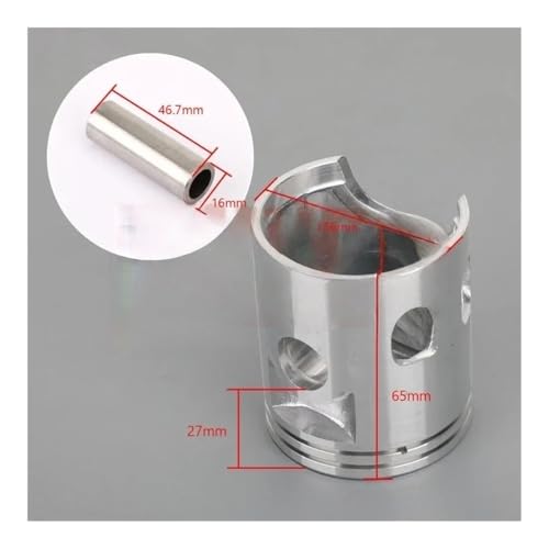 Segments piston contre la perte de compression pour DT 125