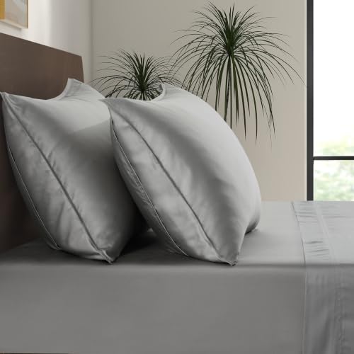 Image of King Envelope Pillowcase Set | 100% Viscose | Organically Grown | Ultra Soft | Cooling | 2pcs [Slate]