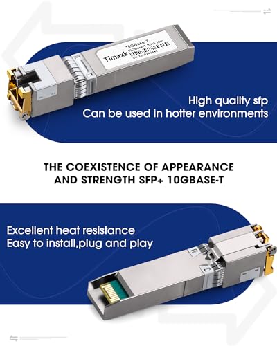 Module Ethernet SFP+ 10 Gbe cuivre pour réseau RJ-45 stable 30m