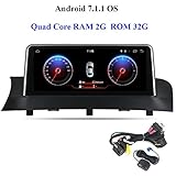 1.【Buen sistema】: Radio coche bluetooth manos libres es un sistema operativo Android 7.1.1, 2 GB de RAM + 32 GB de ROM, procesador de CPU Quad Core PX3 de chip de roca.Autoradio bluetooth coche para BMW puede garantizar una velocidad más rápida y una experiencia más fluida. Lo disfrutarás.