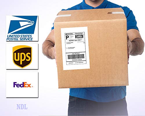 Click Ship Integrated Label Sticker With Tear Off Receipt, Designed For Printing Online Labels. 8-1/2" X 11" Sheet With One Label 6.8125" X 4.75", Use For Usps, Ebay, Paypal, Etsy, Etc. (50 Labels) #TOP4