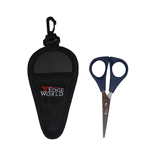 Edge World 4.5-inch Fishing Scissors and Sheath