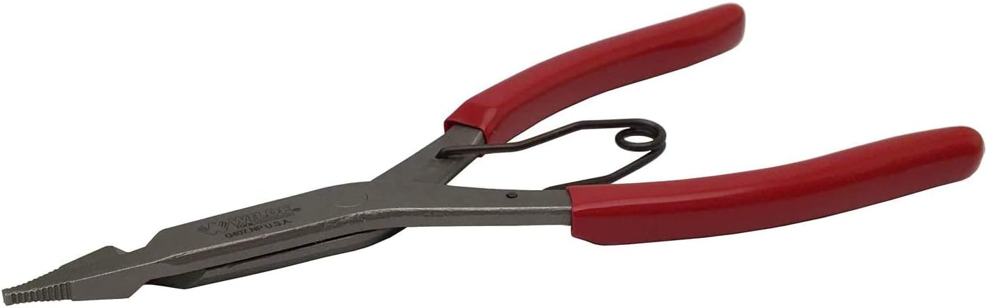 Wilde Tool G407.NP Straight Tip Lock Ring Pliers, 9 inch with Satin Finish (Satin)