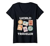 This International World Traveler shirt is great for anyone who loves traveling abroad, seeing new places and experiencing what the world has to offer. Makes a great gift for world travelers or any international world travel friends or family.