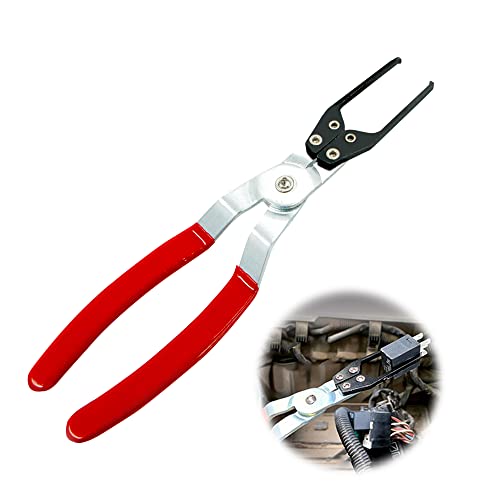 xtemtoamz - Pince D'extraction Relais Extracteur Fusible - Conduite Carburant Tuyaux pour Enlever Les Clips électriques D'essence Tuyau Déconnecteur Une Longue Portée, Outil De Réparation Voiture