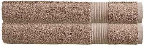 Olivia Rocco Egyptian Cotton Towels Home Bathroom Towel Set Bale Fade Resistant 500gsm Home Collection Bales Bath Sets, 2 Hand Towels White