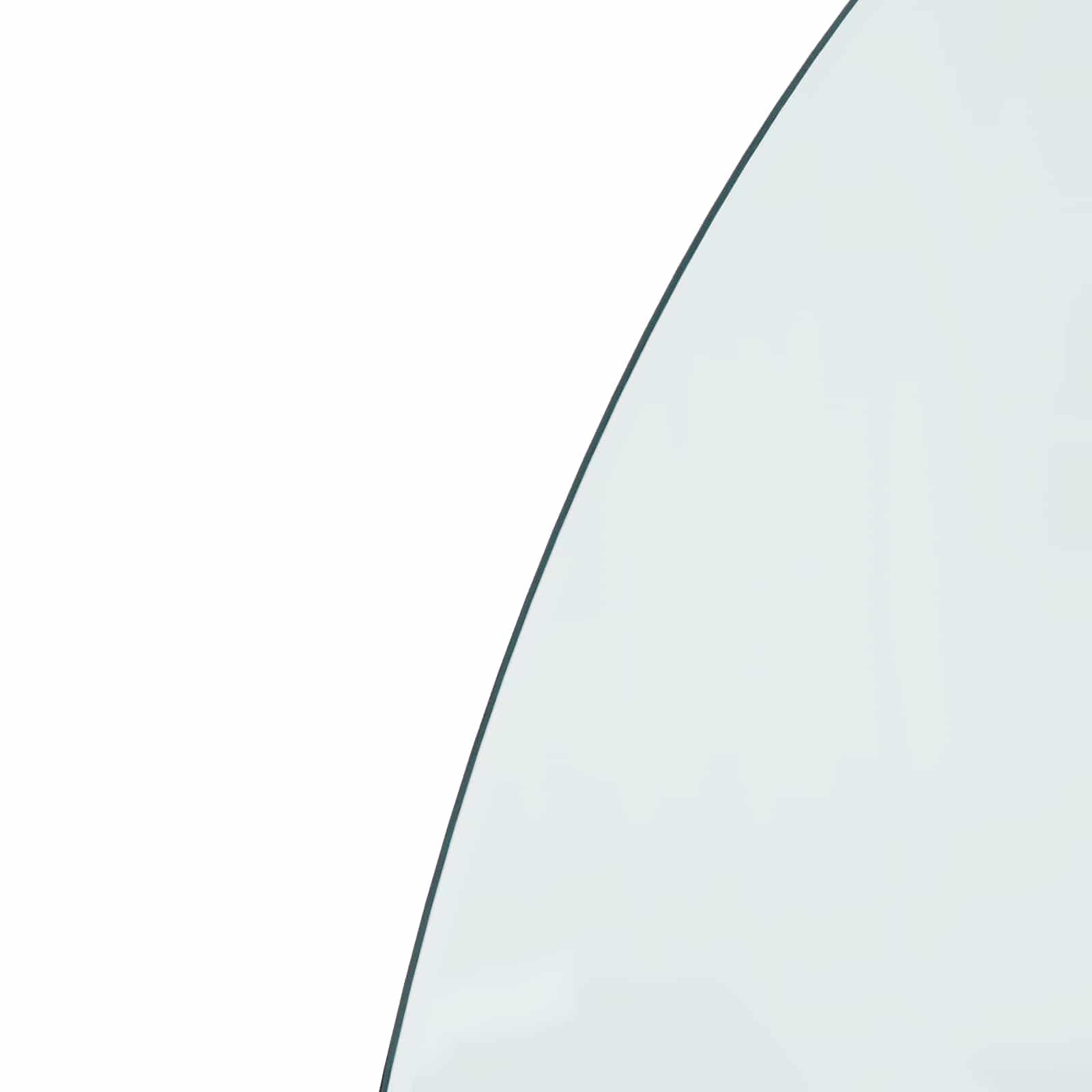 vidaXL Feuerstelle Glasplatte Transparent 800 x 500 mm Glas, Elegante Kaminzubehör, Sicherheitsglas-Panel, Heimdeko, Hitzeschutz, Boden Schutz für drinnen