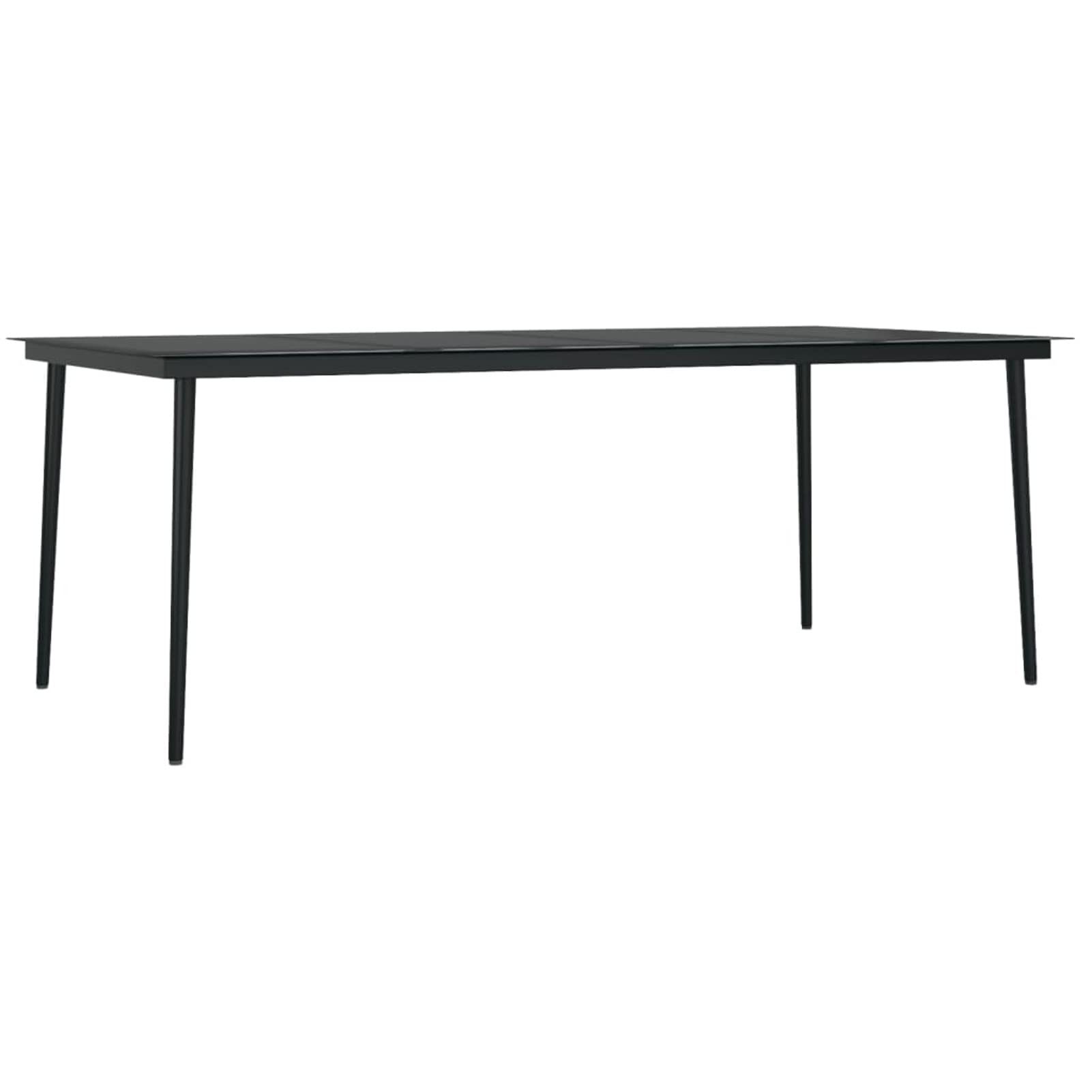 3099370 Set da Pranzo da Giardino 9 pz con Cuscini Nero Testata in Legno,Testata Letto Matrimoniale Muebles Dormitorio Spalliera Letto Testiere per Letto Matrimoniale