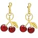Keychain Cherry Bag Charms 2 Pack Purse Charm Key Chains for Handbags Christmas Valentine Mother's Day Gifts for Women