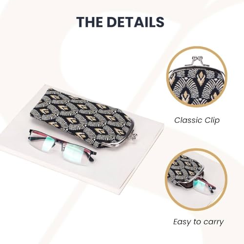 Image of Signare Tapestry Glasses Case for Women Eyeglass Case with Fashion Pattern Design