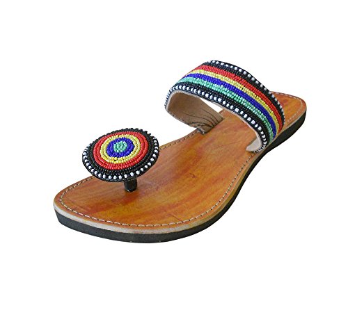 Pantoufles indien cuir de qualité supérieure avec broderies faites main