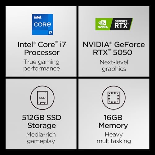 Image of Lenovo Legion 5i - AI-Powered Gaming Laptop - Intel Core i7-13650HX - 15 inch 2K WUXGA IPS Display - 4.9GHz - NVIDIA GeForce RTX 5050 - 16GB Memory - 512GB Storage - Eclipse Black