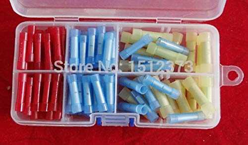 Davitu 100piece/lot nylon middle terminal Long type from 22-10AWG(0.5-6.0 square cable mixed in package