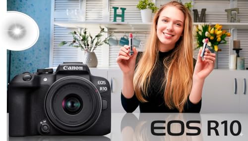 Cámara Mirrorless Canon EOS R10 con Lente 18-45mm miniatura 2