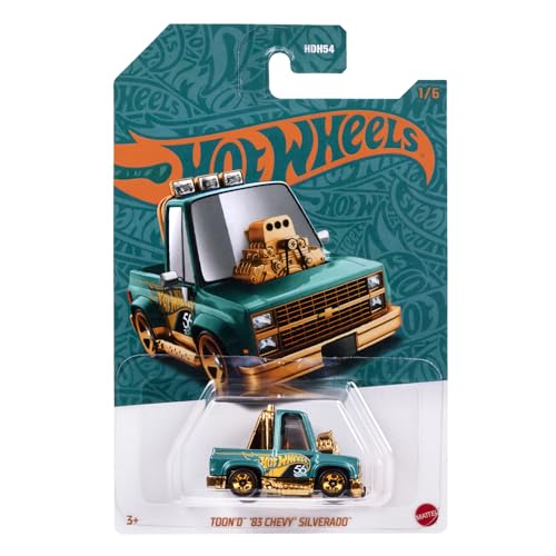 Vehículo de colección Hot Wheels Toon'd '83 Chevy Silverado miniatura 5
