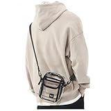 SEAFEW Small Clear Purse Stadium Approved CrossBody Bag for Men and Women,Travel Wallet Passport Holder Phone Purse Unisex, Mini Messenger Satchel Bag For Women Fanny Pack Neck Pouch Bags