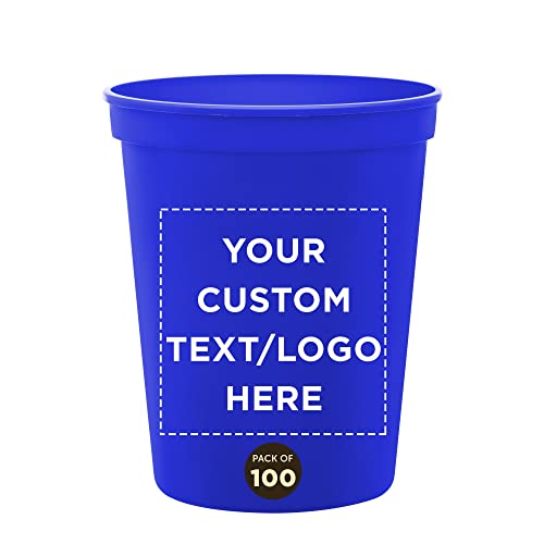 DISCOUNT PROMOS Blue Stadium Cups