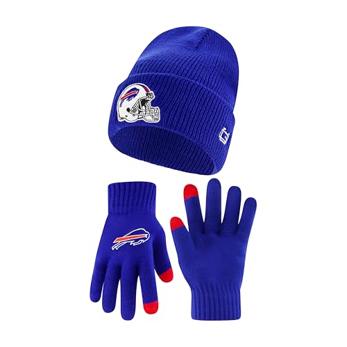 Bonnet d'hiver NFL avec gants tactiles chauds unisexe adulte Ultra Game