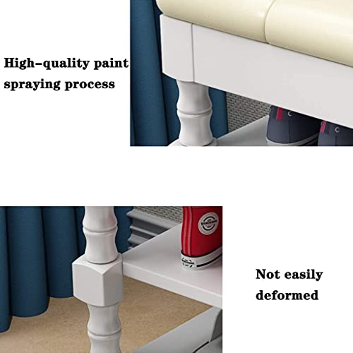 Tabouret à langer d'entrée avec rangement de style américain pour optimiser l'espace - 6