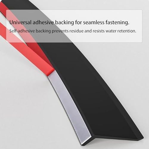 Burlete autoadhesivo flexible para evitar goteras en puertas y ventanas de coches 5