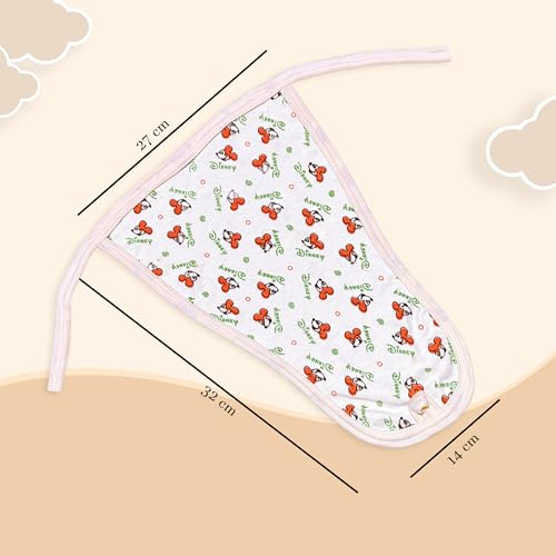 Image of MOM & SON Newborn Baby Cotton Nappy Langot for Boys & Girls | Soft Reusable Cloth Diaper with Tie Knot |Adjustable Washable & Reusable diaper | Unisex Infant Underwear | baby essentials Breathable Skin-Friendly Nappy - 0-6 Months