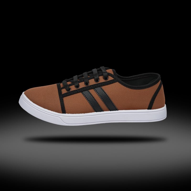 Image of Classic Black Sneakers for Men - Stylish & Comfortable Casual Shoes