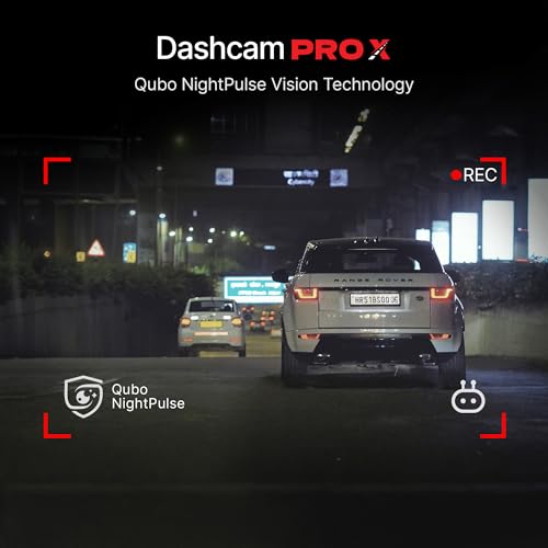 Image of Qubo Dashcam Pro X (2026 Edition) | 2K Resolution | Doubles up as in-Cabin Camera | NightPulse Vision | Wide FOV | Supercapacitor | Built in Wi-Fi, Mic | Up to 1TB Storage | Built for Indian Roads