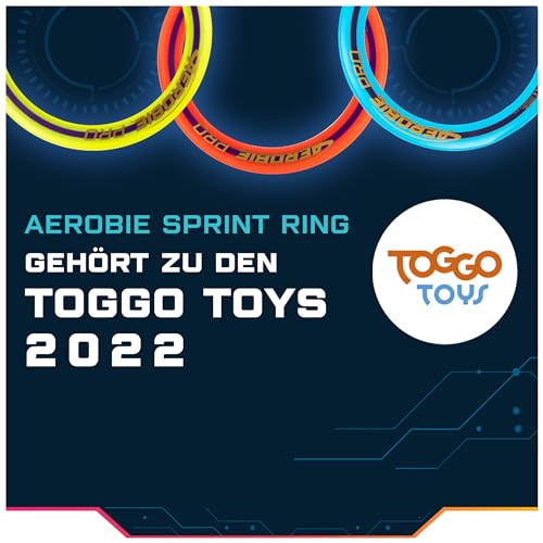 Aerobie Sprint Flying Ring Wurfring mit Durchmesser 25,4 cm, orange