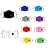 [US Stock] Chanyuhui 10PC Breathable Face_Cover, Kids Reusable Face Bandanas Washable Cute Cotton Mouth_Cover Facewear for Children