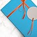 JAM Paper Gift Wrap - Matte Wrapping Paper - 25 Sq Ft (30 in x 10 Ft) - Matte Bright Blue/Peacock Blue - Roll Sold Individually