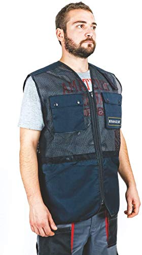 Dingo Gear Ripstop-Mesh Vest for Handler Dog Trainer Lightweight Breathable Black L