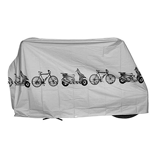 LoveStory Funda para Bicicleta, Impermeable, protección Antipolvo, Anti UV, para Exterior e Interior, 200 x 100 cm