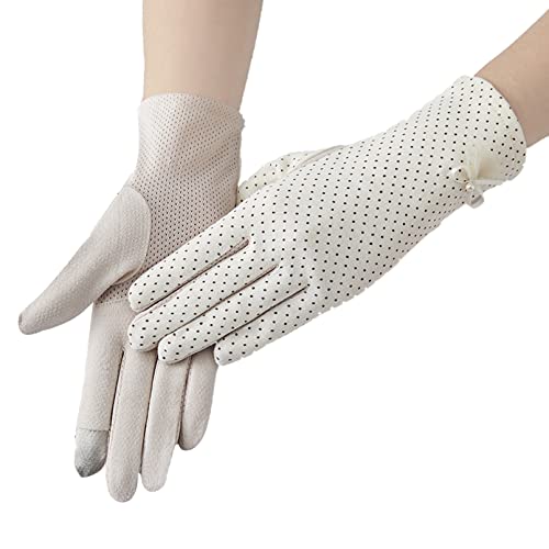 Guantes de encaje corto proteccion solar algodon accesorios disfraz 1