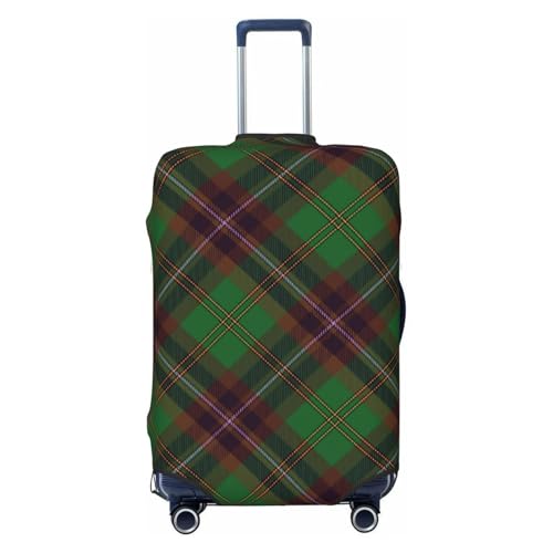 Plaid-Design Luggage Cover, Protective Washable Suitcase Cover - Travel Fashion Elastic Suitcase Protector Large