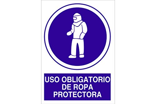 Plimpo Señal Adhesiva 210X148Mm Uso Obligatorio De Ropa Protectora En Oferta Cofan O16Ad210148 Señal Adhesivo, 210 X 148 Mm