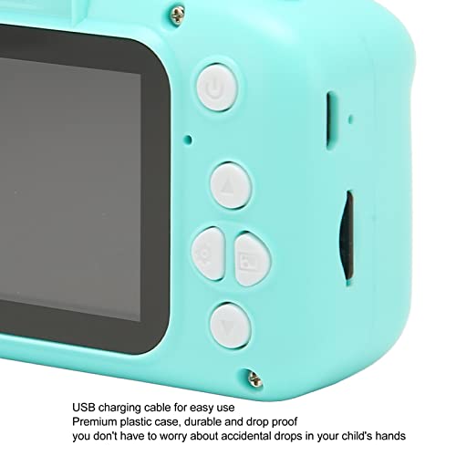 Câmera infantil, tela IPS de 2,0 polegadas HD 1080p multifuncional mini câmera digital anti-queda pa