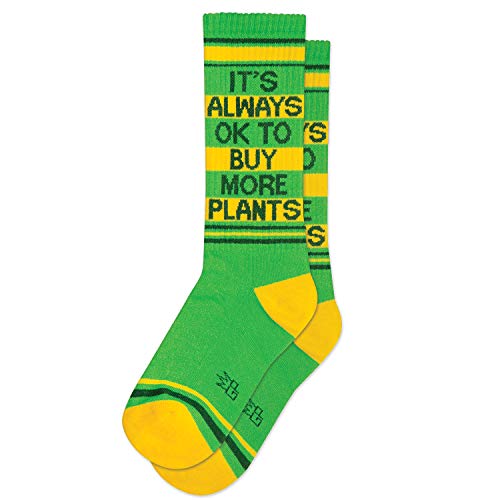 Gumball Poodle Unisex-Socken – es ist immer in Ordnung, mehr Pflanzen zu kaufen (geriffelt) - Einheitsgröße, Es ist immer in Ordnung, mehr Pflanzen zu kaufen, Einheitsgröße