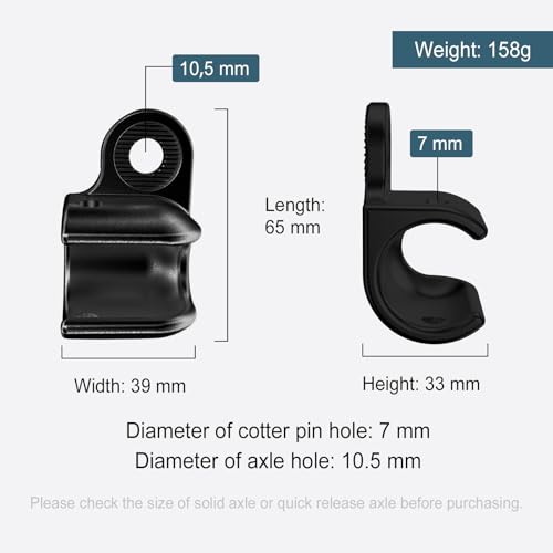 Miniatura 5 de Enganche De Remolque De Bicicleta Para Remolque Thule Y Carro I Enganche De Bicicleta Para Remolque Niño Thule I Enganche De Eje De Bicicleta Para Remolque Thule
