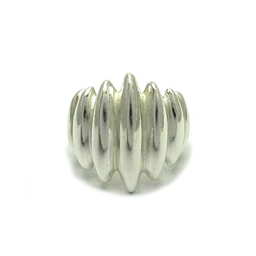 Bague en argent massif 925 réglable R001422 contre les doigts gonflés