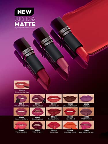 Image of Avon Ultra Perfectly Matte Lipstick - Red Supreme | Velvety Matte Finish | Suits to all skin tones - 4gm