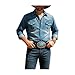 Men Western Fashion Belt Buckle Silver Metal Ethnic Cowboy Turquoise Blue Native Style