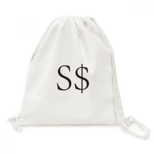 Sac cordon Dollar de Singapour en toile sac de voyage sport