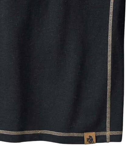 Legendary Whitetails Mens Henley Long Sleeve Casual Fit Shirt Black - image 6
