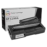 LD Compatible Toner Cartridge Replacement for Ricoh SP C250 407539 (Black)