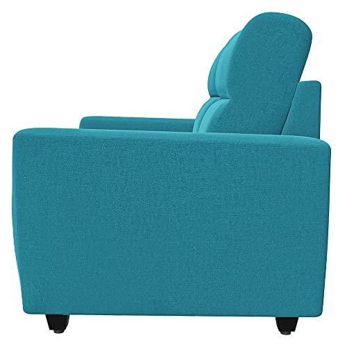 Image of Wakefit Sofa Set | 3 Year Warranty | Sofa 2 Seater, 2 Seater Sofa for Living Room, Wooden Sofa Set, Couch Sofa for Living Room, Sofa for Living Room - Belize(Malphino : Malibu Green)