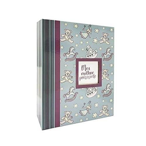 Album Infantil De Bebê para 200 Fotos 10x15 YES Ref.20024 (Rosa Escuro)