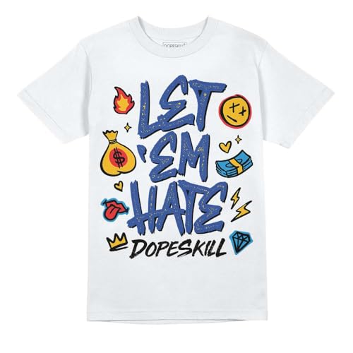 Image of DopeSkill Graphic Tee Streetwear Hip Hop Hypebeast Unisex T-Shirt Sneaker Colour Matching Shirts Inspired Motivation Quotes