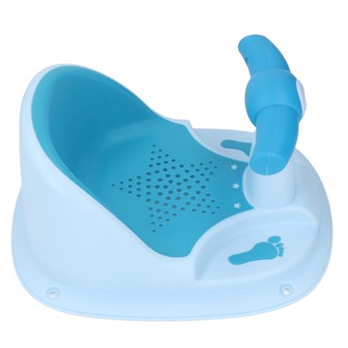 Siège de bain bébé idéal pour l'heure du bain relaxant bleu - 2