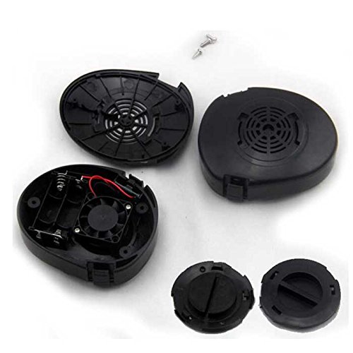 Maschera protettiva tattica M50 per softair e paintball, design doppia ventola, nera