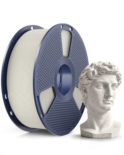 SUNLU Marble PLA Filament 1.75mm, Realistic Stone Veining & Matte Finish, 3D Printer Filament PLA Marble Texture, Ideal for Architectural Models and Decor, 1kg Spool, Chestnut Brown
